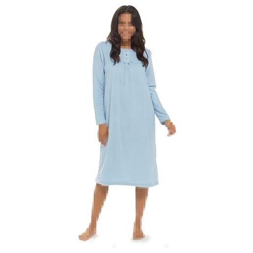 Normann Morbida camicia da notte da donna, a maniche