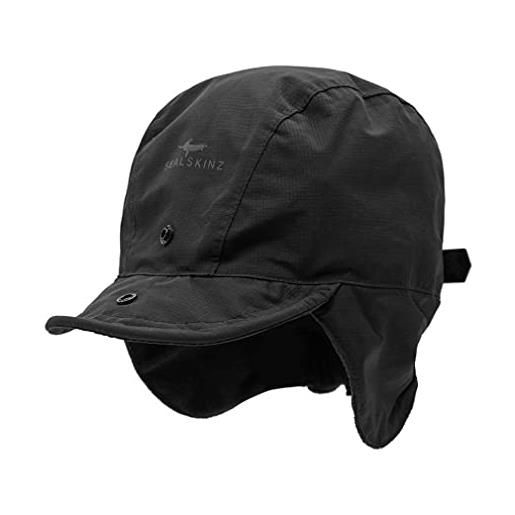SEALSKINZ cappello impermeabile per temperature estreme, unisex - adulto, cappello, 13100035000120, nero, m