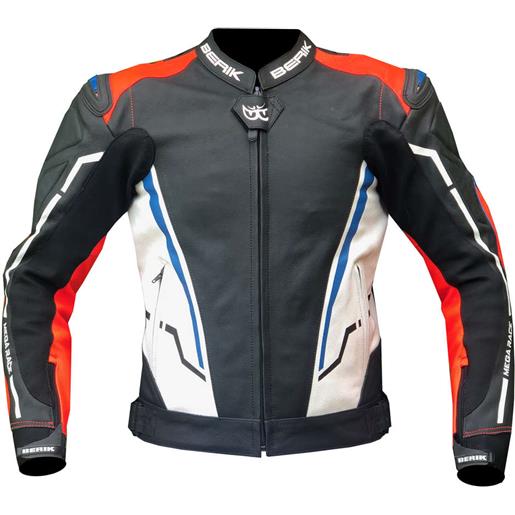 Berik giubbotto moto tecnico Berik 2.0 in pelle lj 181334-b racing