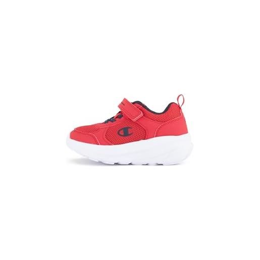 Champion hero, scarpa da ginnastica da corsa bambini e ragazzi, pink kk003, 30 eu