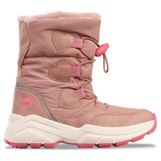 Lotto traleika tex k, stivali a metà polpaccio, rose pink, 35 eu