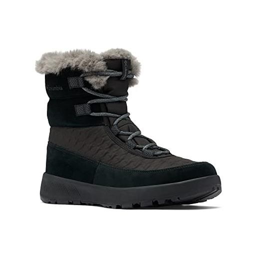 Columbia slopeside peak luxe, stivali da neve donna, black/graphite 2023 , 38.5 eu