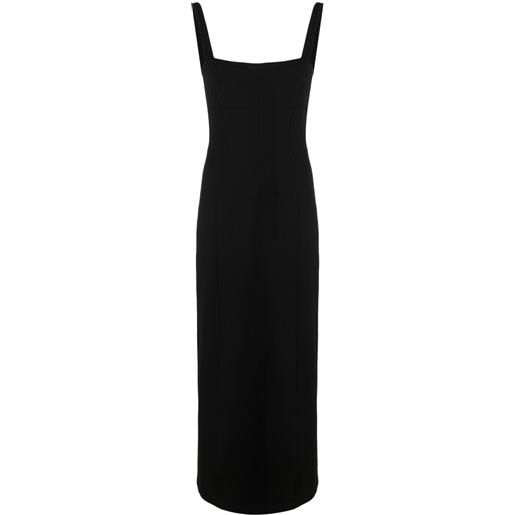 Helmut Lang abito lungo con cut-out - nero
