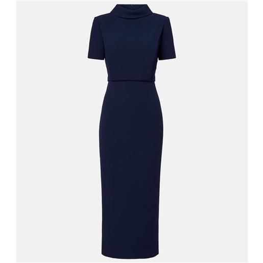 Roland Mouret abito midi in cady