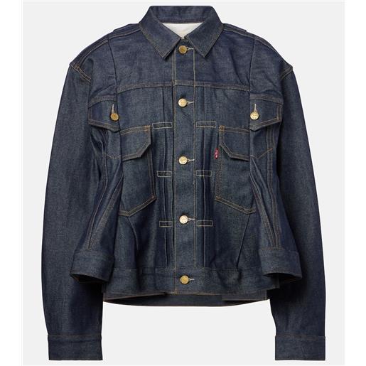 Sacai x levi'sâ® - giacca di jeans