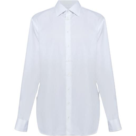 Giorgio Armani camicia con colletto classico - bianco