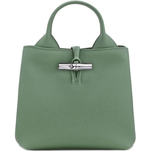 Longchamp borsa a mano le roseau s - verde