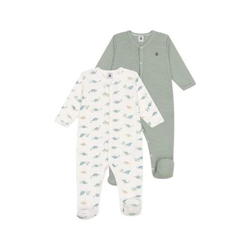 Petit Bateau a0ct2 articoli per il sonno, variante 1, 12 mesi (pacco da 2) unisex-bimbi