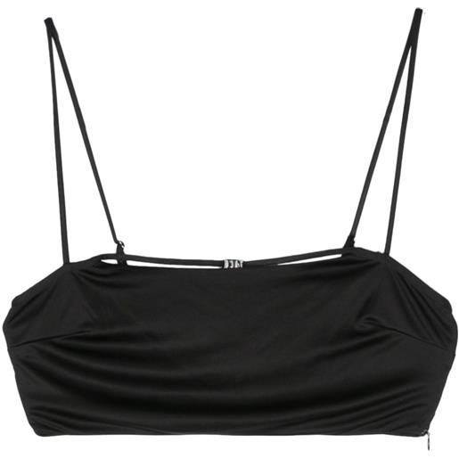 DSQUARED2 top crop - nero