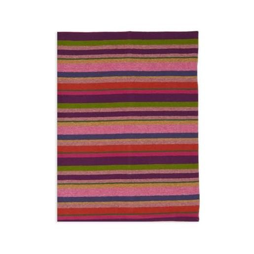 Gallo scaldacollo multiuso unisex pile viola righe multicolor