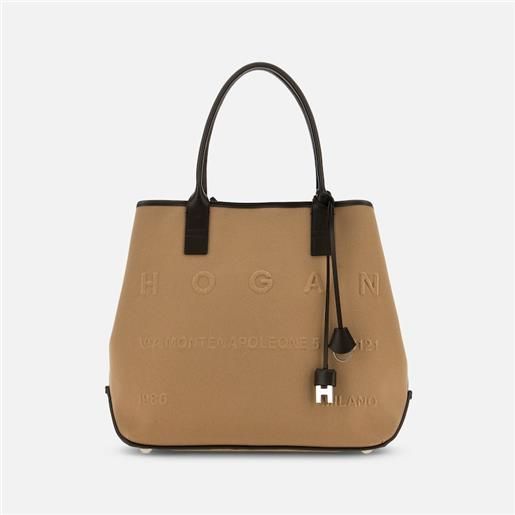 Hogan donna borse a spalla, nero, marrone (taglia unica)