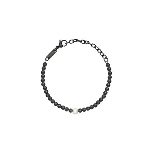Bracciale da uomo con perle e murrine – Dandy Street