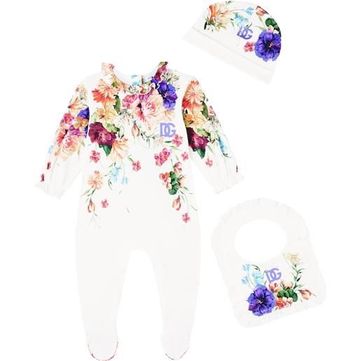 Dolce&Gabbana Kids baby - tutina, bavaglino e berretto dg
