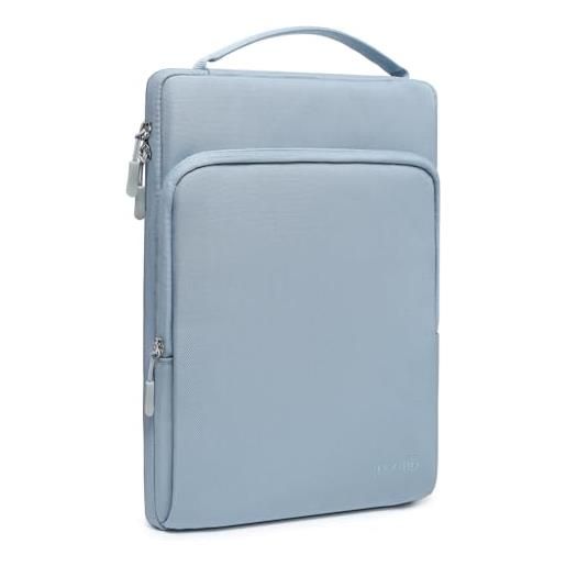 HYZUO 15-16 pollici borsa laptop per mac. Book pro 16 m4 m3 m2 m1 2024-2019, 15 surface book, custodia per notebook per 15 15,6 dell hp lenovo think. Book asus acer samsung huawei, blu pallido