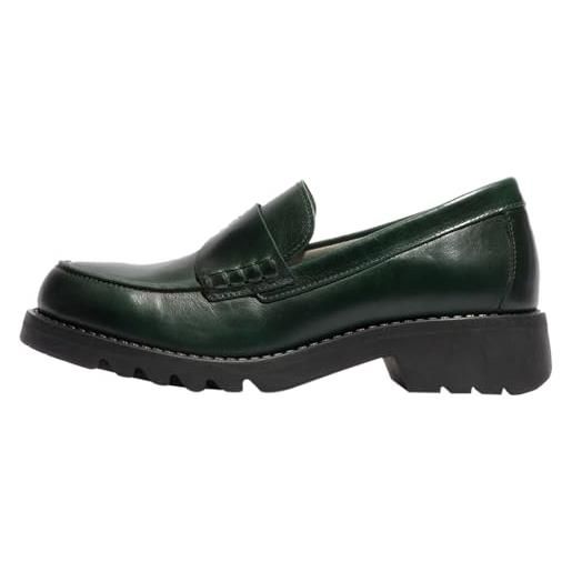 Fly London rixi112fly, mocassino donna, benzina, 9 uk