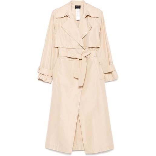 Akris trench mulberry - marrone