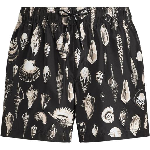 Dolce & Gabbana costume da bagno con stampa - nero