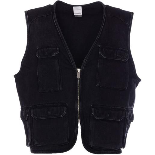 PINKO gilet joker - nero