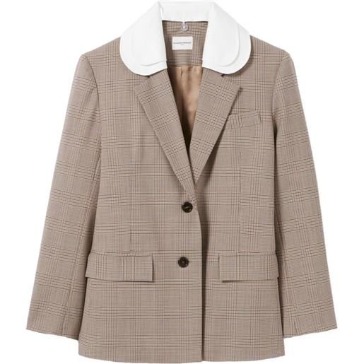Claudie Pierlot blazer sartoriale a quadri - toni neutri