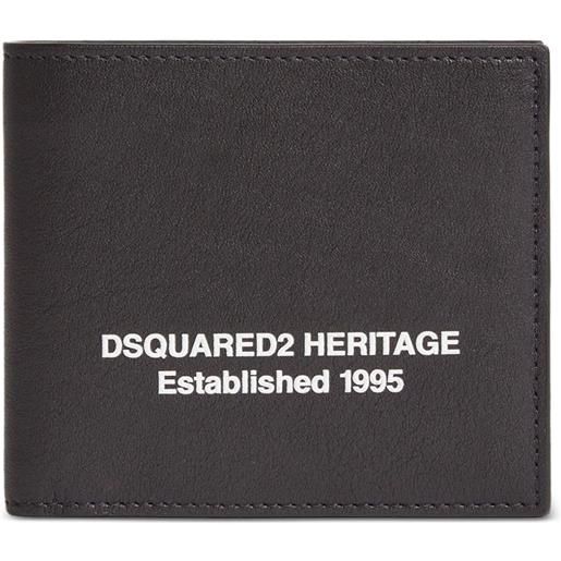 DSQUARED2 portafoglio in pelle - nero