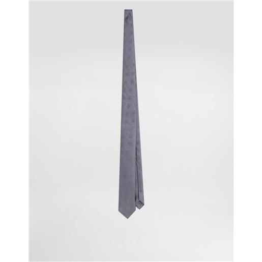 Dolce & Gabbana cravatta in jacquard con logo dg