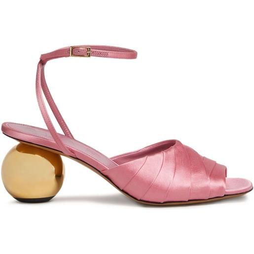 Marni sandali satinati 70mm - rosa