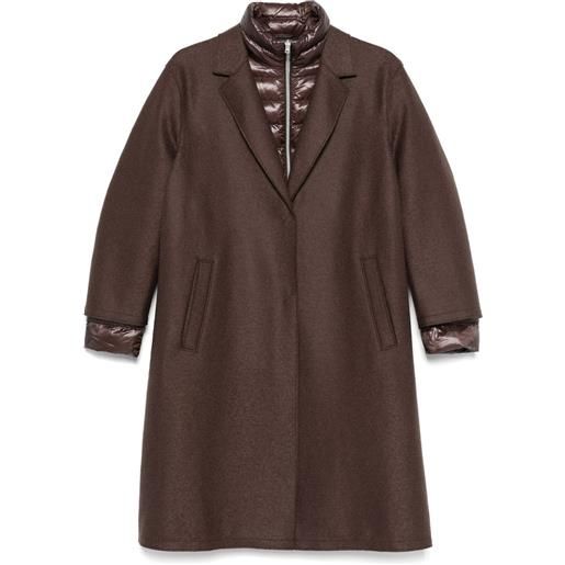 Herno soprabito a doppio strato - marrone