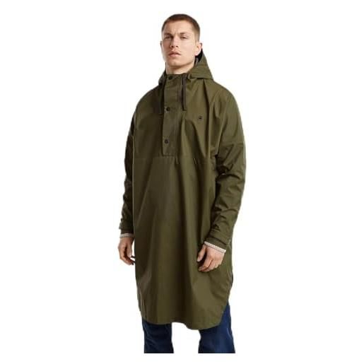 G-STAR uomo rain poncho, multicolore (shadow olive/gs grey d25398-d606-g767), s