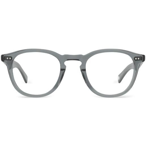 Garrett Leight hampton round-frame glasses - grigio