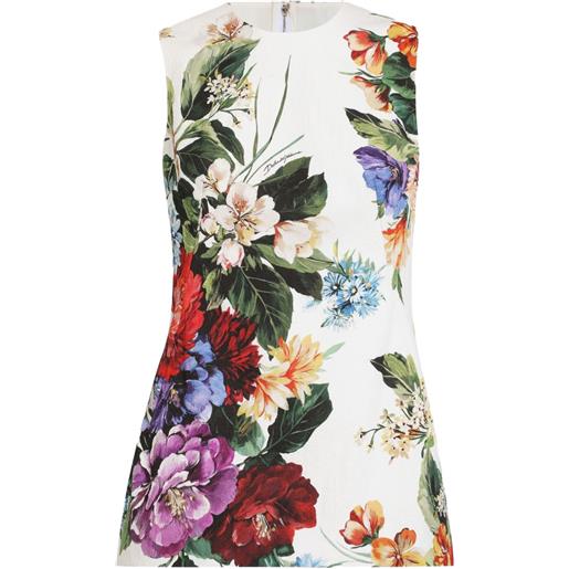 Dolce & Gabbana blusa a fiori - bianco