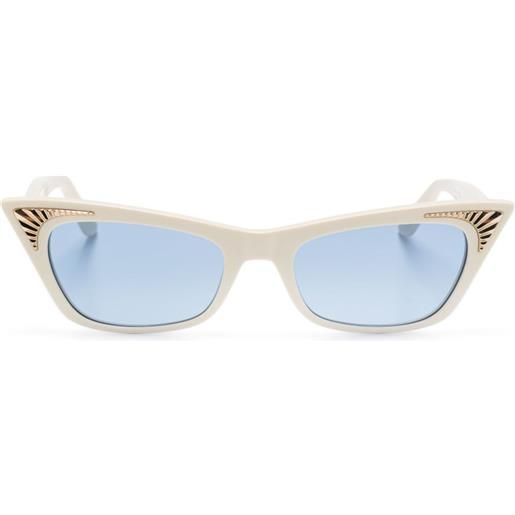 VALENTINO GARAVANI EYEWEAR occhiali da sole con stampa - toni neutri