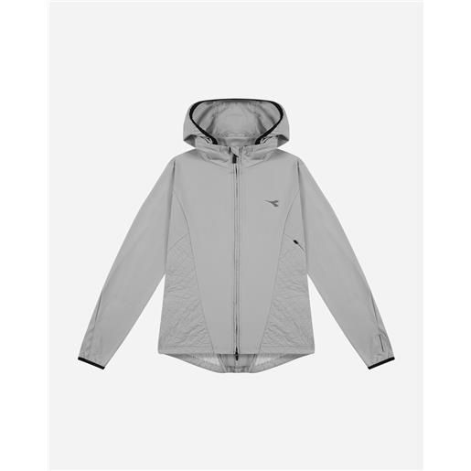 Diadora winter protection w - giacca running - donna - grigio