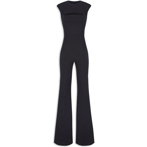 Aniye by tuta jumpsuit lunga ivy in crepe nero