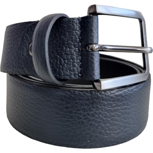 Liu jo cintura in pelle martellata blu