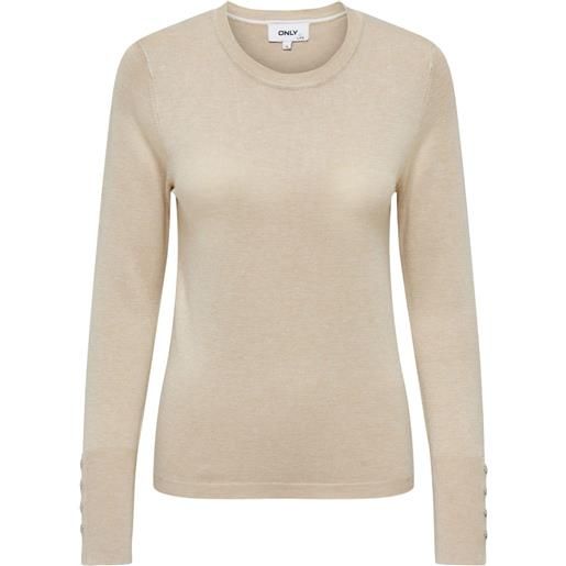 Only maglia manica lunga beige