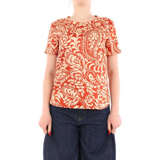 LIU JO blusa donna paisley terracotta