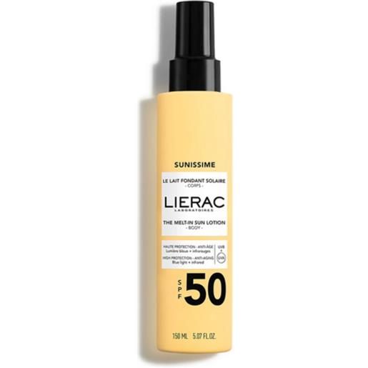 lierac sunissime latte solare fond50