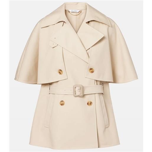 Max Mara trench cropped sigfrid in gabardine