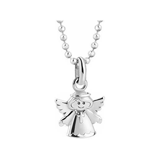 butterfly collana a sfera argento sterling con pendente angelo regolabile