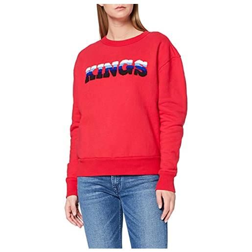 Kings of Indigo idalika kings maglia di tuta, rosso (lipstick red 7900), l donna