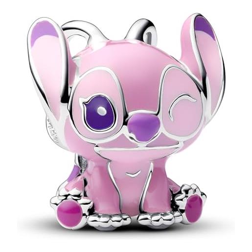 PANDORA moments 793739c01 - ciondolo a forma di angelo disney lilo e stitch in argento sterling
