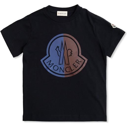 Moncler Enfant t-shirt con stampa - nero