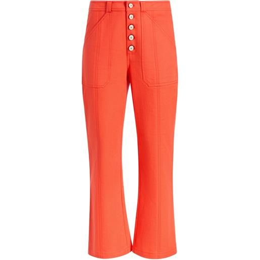 Cinq A Sept pantaloni wallace - arancione