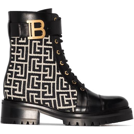Balmain stivali ranger romy - nero