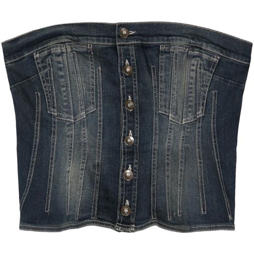 ACT Nº1 corsetto denim - blu