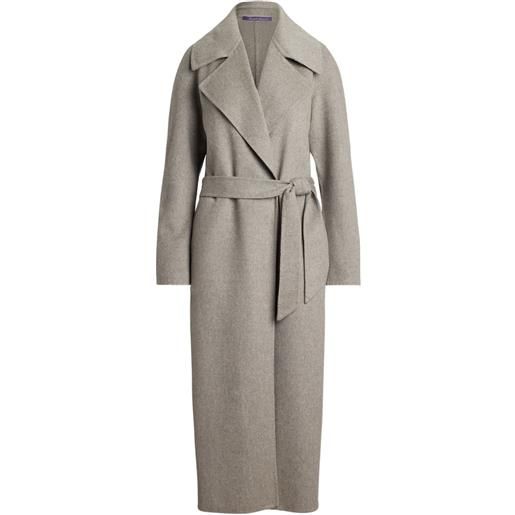 Ralph Lauren Collection cappotto doppiopetto con cintura - toni neutri