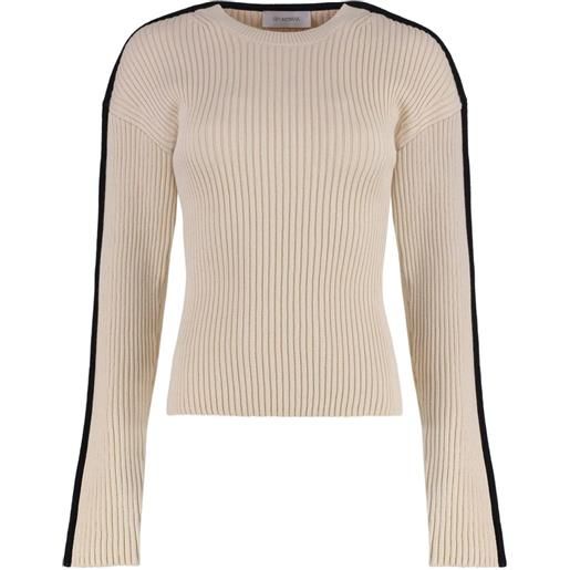 Sportmax maglione a coste - toni neutri