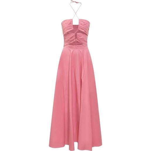 ACTUALEE abito lungo con dettaglio cut-out - rosa