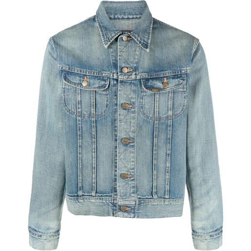 Ralph Lauren RRL giacca denim con bottoni - blu