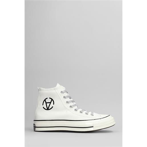 Converse x Slam Jam sneakers chuck 70 in tela bianca